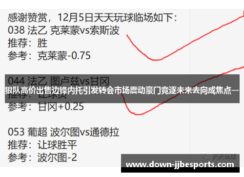 狼队高价出售边锋内托引发转会市场震动豪门竞逐未来去向成焦点一 狼队高价出售边锋内托引发转会市场震动豪门竞逐未来去向成焦点一